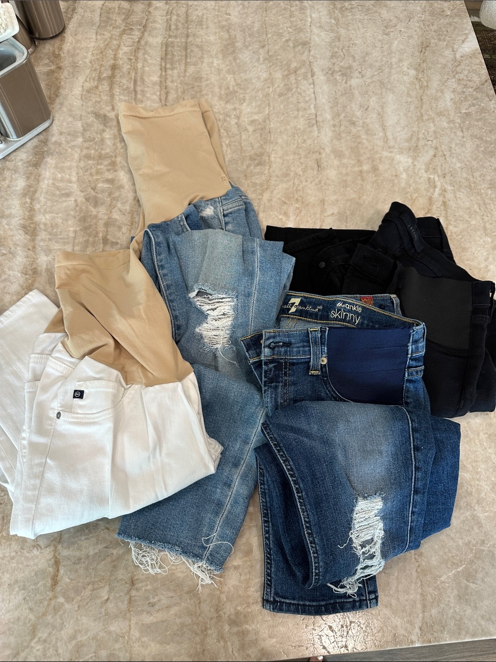 Maternity Designer Denim Lot of 4  Skinny Jeans